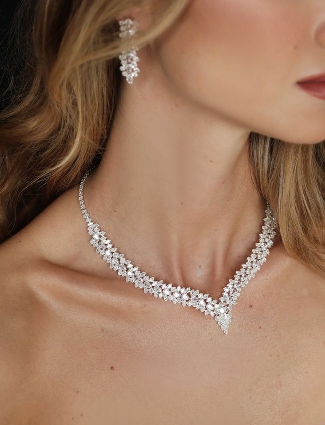 طقم زركون اصلي